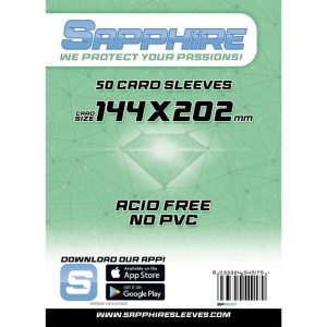 Card Sleeves bustine protettive Sapphire serie Mint 144×202 (50pcs)