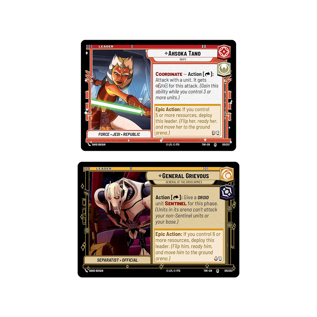 Twilight of the Republic – Star Wars: Unlimited – Set Starter per 2 Giocatori (ENG) - immagine 3