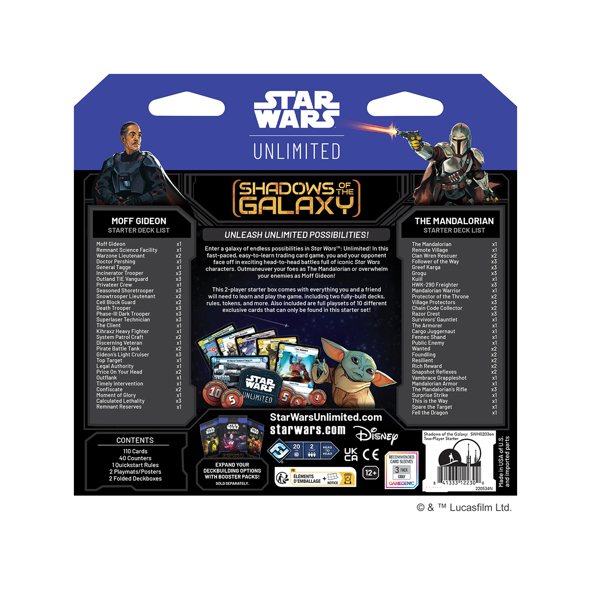 Shadows of the Galaxy – Star Wars: Unlimited – Set Starter per 2 Giocatori (ENG) - immagine 5