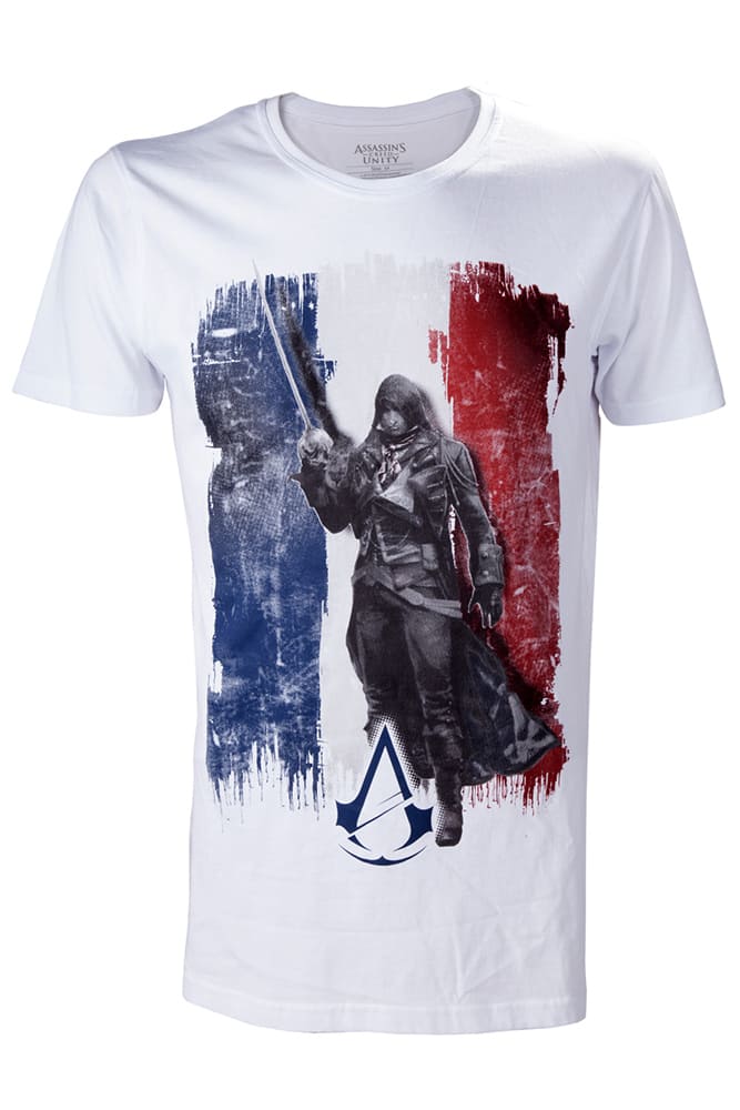 T/S Assassin Creed Arno Frnch Flag White