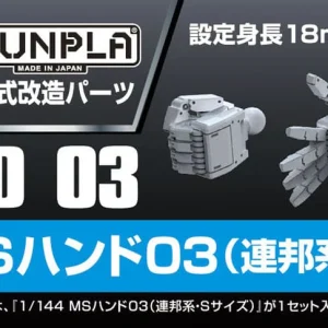 Builders Parts Hd Ms Hand 03 1/144