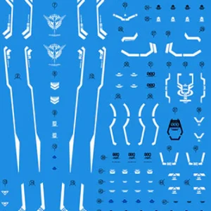 Gundam Decal 86 HG 00 Qant