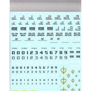 Gundam Decal 30 Mg Multi Earth Fed 1