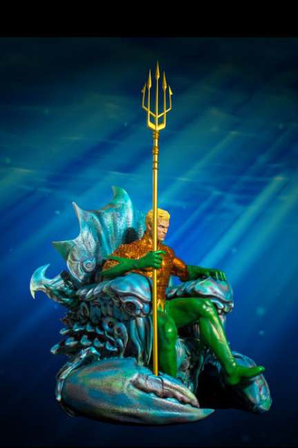Aquaman On Throne 1/3 Statue - immagine 3
