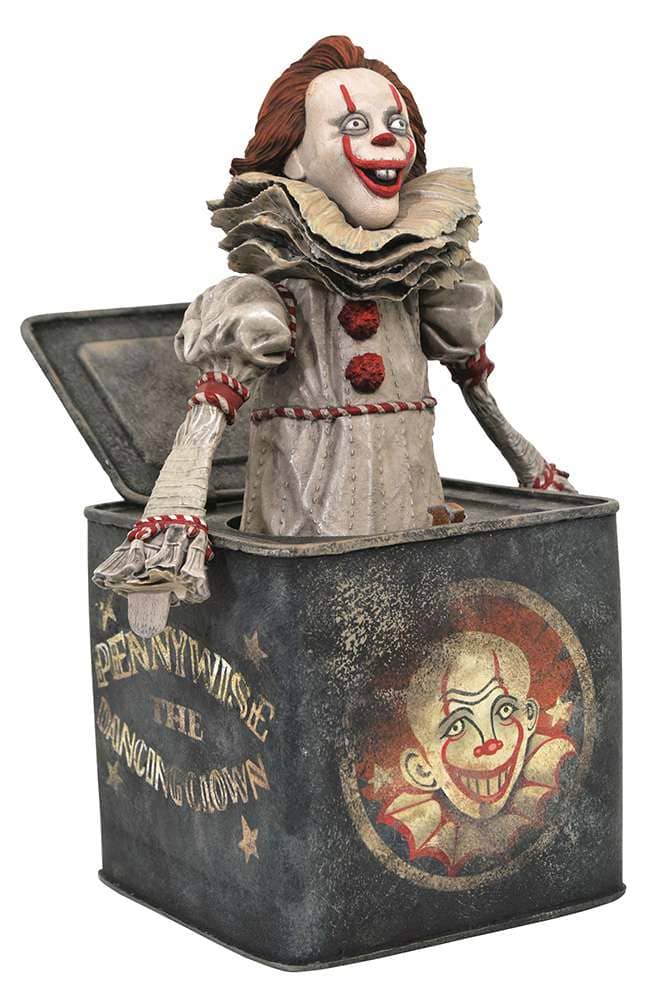 It 2 Gallery Pennywise In Box Statue - immagine 2
