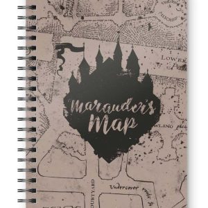 Hp Marauder's Map Spiral Notebook