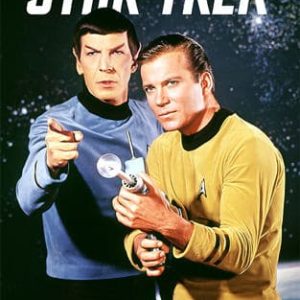 Star Trek Spock & Kirk Tin Sign