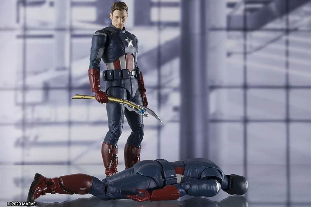 Avengers Endgame Cap America VS CAP SHF - immagine 9