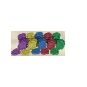 Set sigilli in cera di plastica + sacchetto a corda – Darwin’s Journey