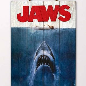 Jaws Wooden Poster