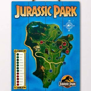 Jurassic Park Wooden Poster