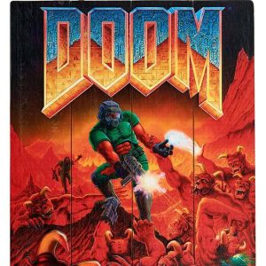 Doom Classic Wooden Poster