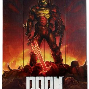 Doom Eternal Wooden Poster