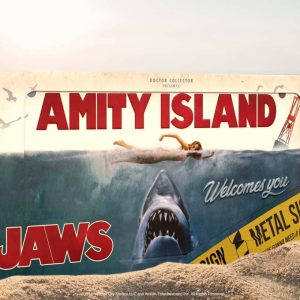 Jaws Metal Sign