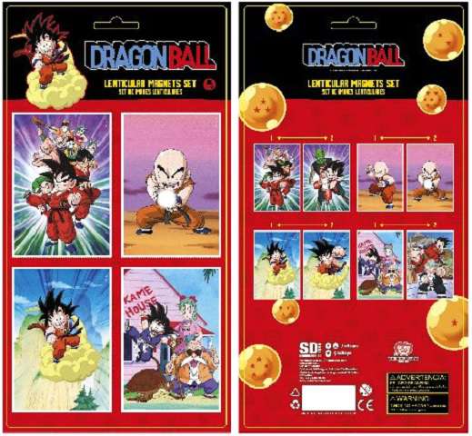 Dragon Ball 4 Lenticular Magnets Set - immagine 2