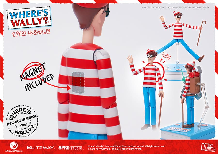 Where's Wally 1/12 Scale Dlx Figure - immagine 9