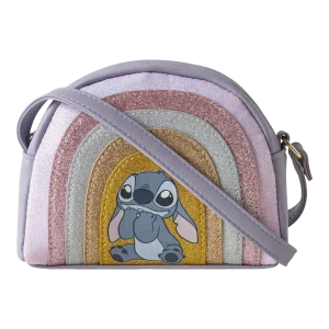 Borsa tracolla Stitch glitter