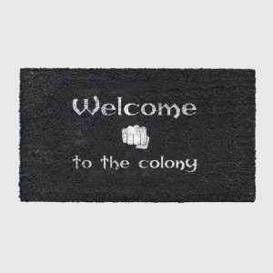 Gothic Welcome To The Colony Doormat