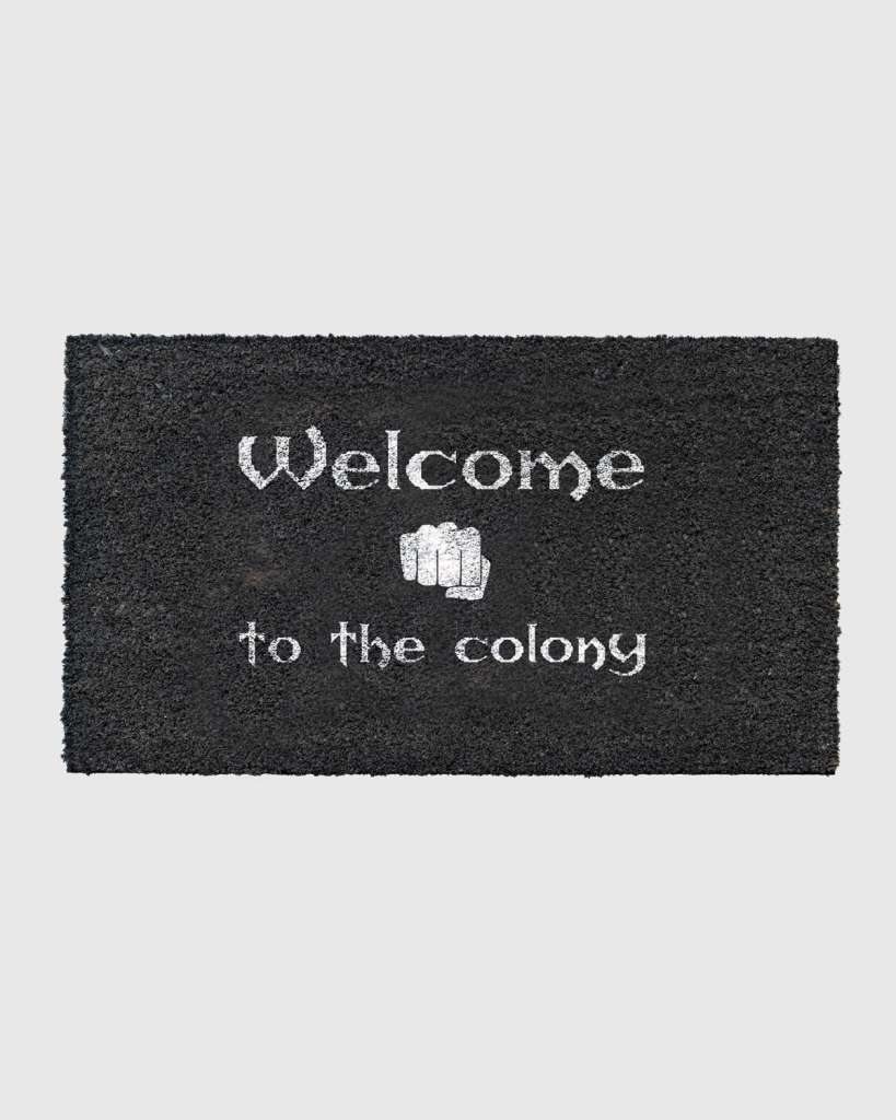 Gothic Welcome To The Colony Doormat - immagine 2