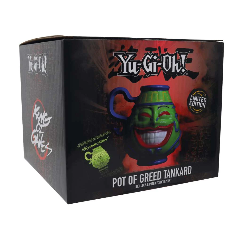 Yu-Gi-Oh! Pot Of Greed Ltd Ed. Replica