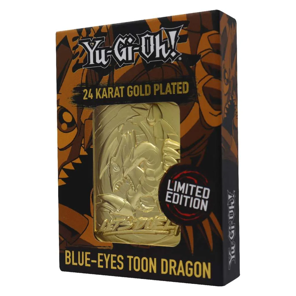 Yu-Gi-Oh!Ltd Ed 24k Gold-Blue Eys Dragon - immagine 2