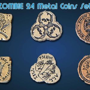 Zombie Metal Coins Set (24)