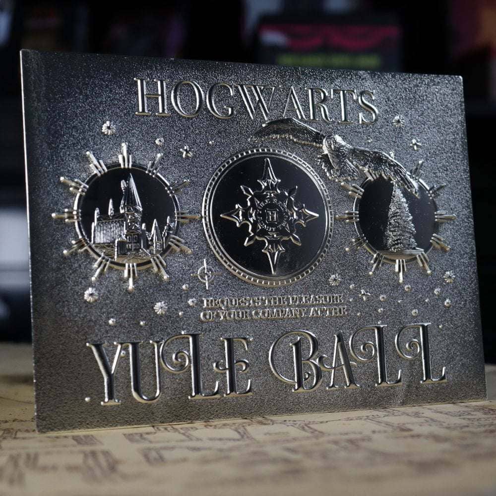 Hp Yule Ball Ticket Silver Plated