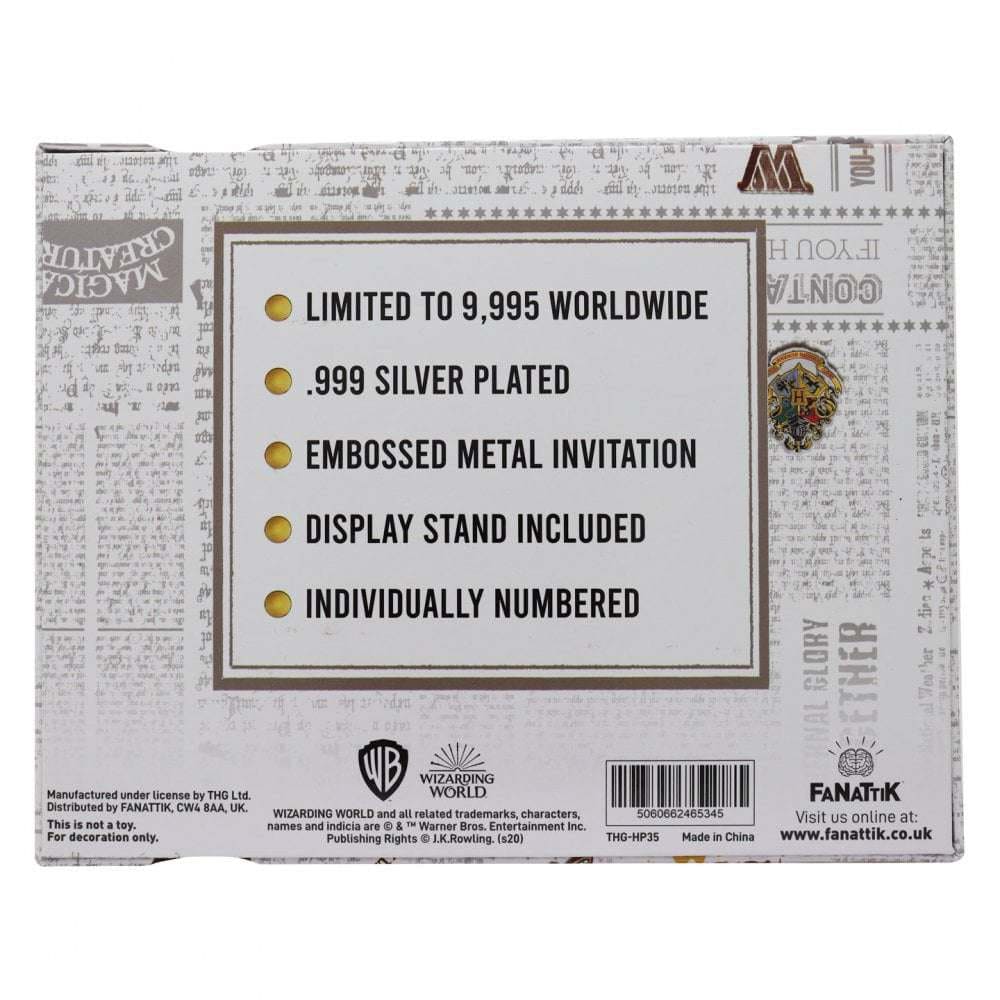 Hp Yule Ball Ticket Silver Plated - immagine 8