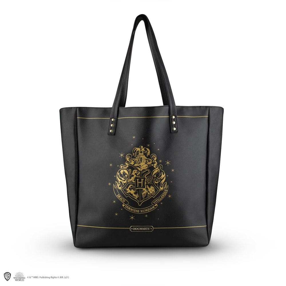Hp Hogwarts Black Pu Leather Handbag - immagine 2