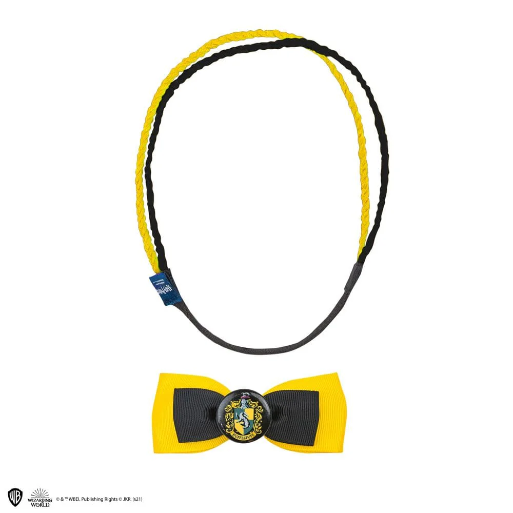 Hp Hufflepuff Double Headband&Clip Set - immagine 2