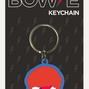 David Bowie Rubber Keychain
