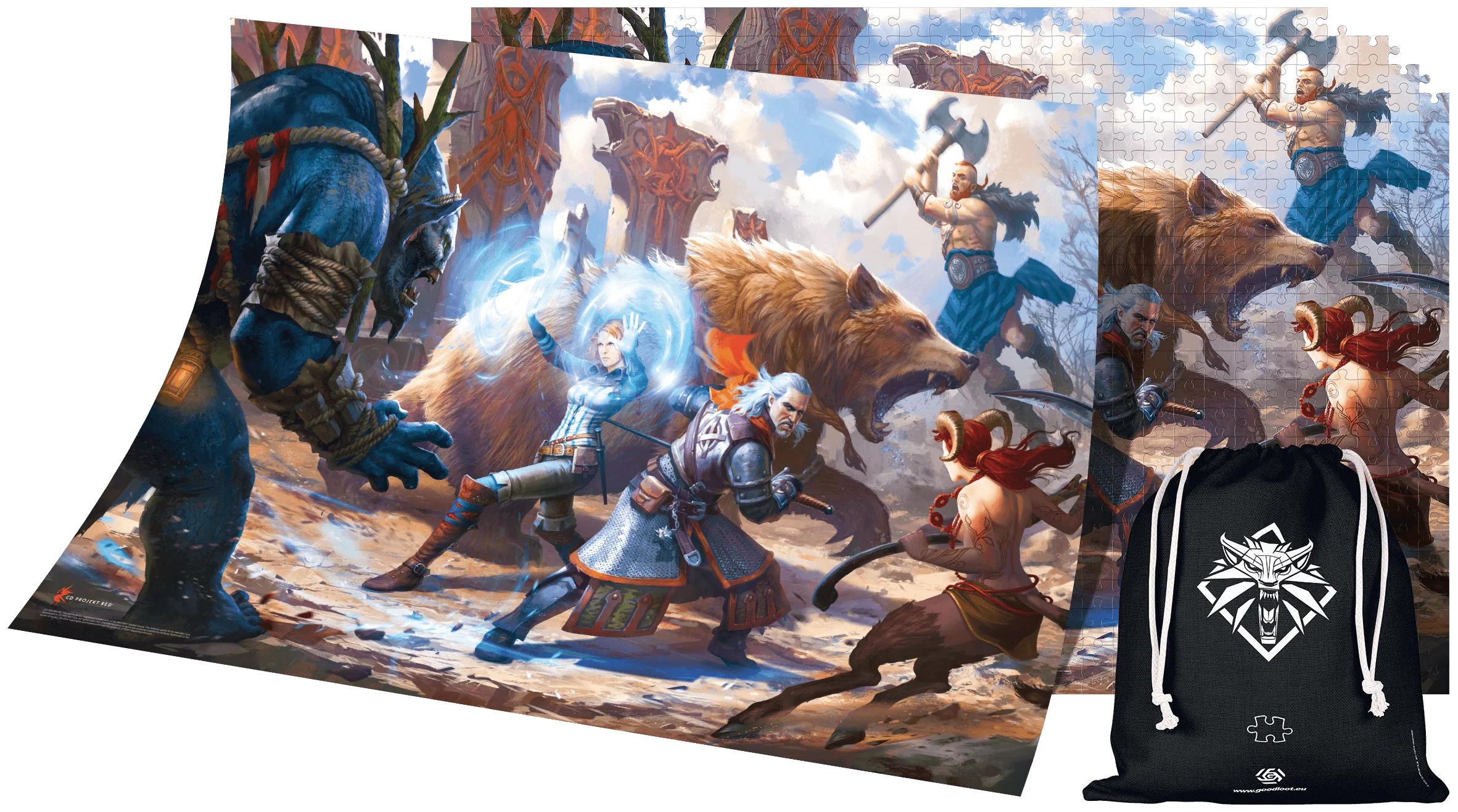 The Witcher Geralt&Triss 1000 Pcs Puzzle - immagine 3
