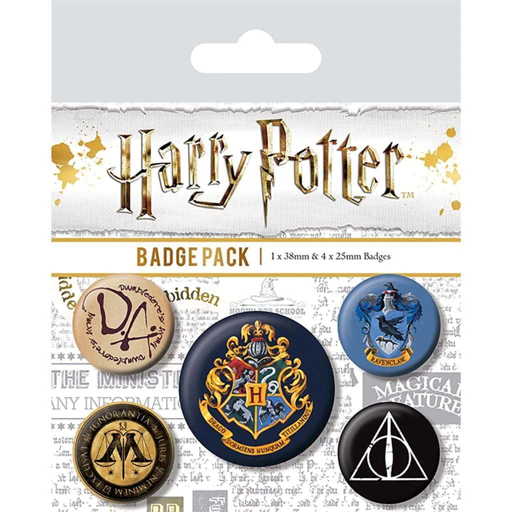 Badge Pack Harry Potter (Hogwarts) - immagine 2