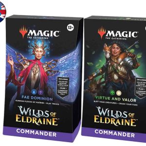 Magic The Gathering Wilds Of Eldraine Commander Decks Display (4) English