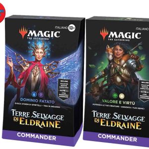 Magic The Gathering Terre Selvagge Di Eldraine Commander Decks Display (4) Italian