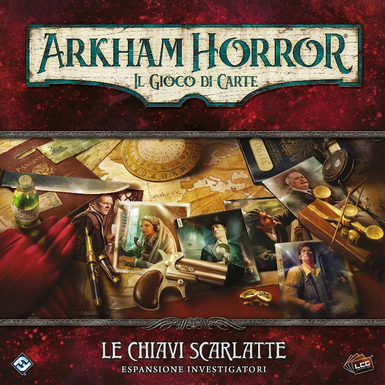 Espansione investigatori: Le chiavi scarlatte – Arkham Horror LCG – Italiano