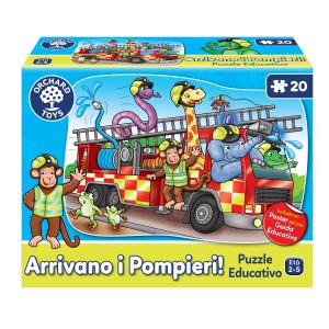 Arrivano i pompieri! Puzzle 20 pezzi (età 2 – 5 anni)