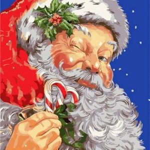 Babbo Natale Fa L'Occhiolino Diamond Painting | Seos Shop ®