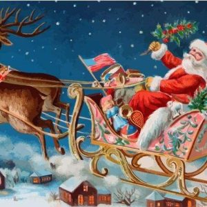 Babbo Natale In America Diamond Painting | Seos Shop ®