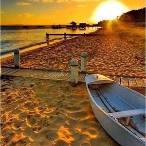 Barca al tramonto Diamond Painting | Seos Shop ®