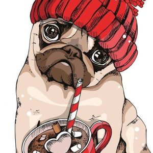 Cane Con Coppa Diamond Painting | Seos Shop ®