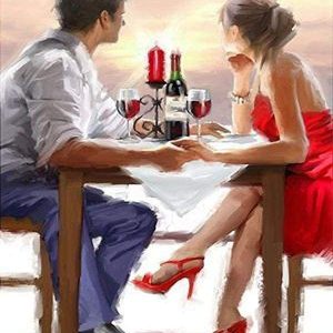 Cena romantica Diamond Painting | Seos Shop ®