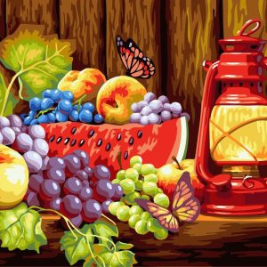 Cesto di frutta sul tavolo Diamond Painting | Seos Shop ®