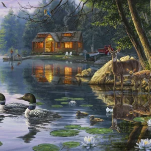 Chalet sul lago Diamond Painting | Seos Shop ®