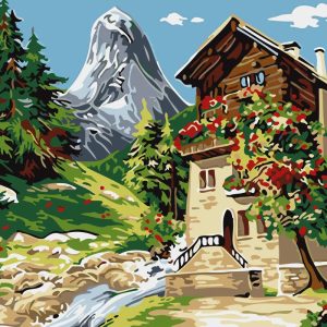 Chalet vicino al ruscello Diamond Painting | Seos Shop ®