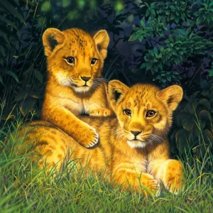 Cuccioli di leone Diamond Painting | Seos Shop ®
