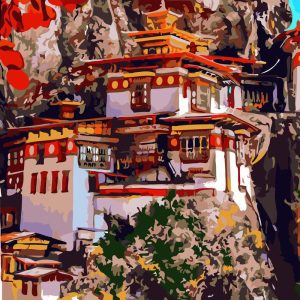 Da qualche parte in Asia Diamond Painting | Seos Shop ®