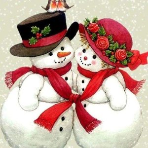 Diamond Painting - Amanti Dei Pupazzi Di Neve Diamond Painting | Seos Shop ®