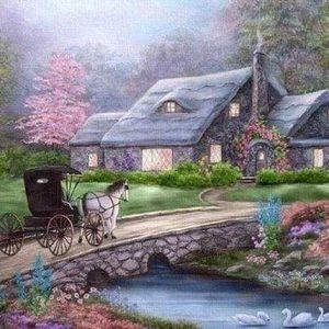 Diamond Painting - Carrozza Sul Ponte Diamond Painting | Seos Shop ®