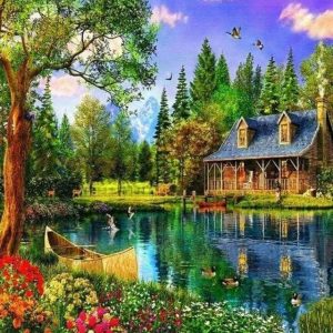 Diamond Painting - La Casa Del Lago Diamond Painting | Seos Shop ®